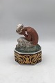 Royal 
Copenhagen 
Gerhard Henning 
Overglaze 
Figurine “ 
Weeping Faun on 
stand “ No 1188
Marks: ...