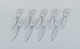 Georg Jensen, 
Cactus, a set 
of nine 
sterling silver 
dinner forks.
Stamped with 
the hallmark 
...
