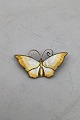 David Andersen Sterling Silver Butterfly Brooch with enamel