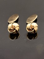14 carat gold knot cufflinks