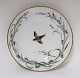 Royal 
Copenhagen. 
Dinner plates 
with bird 
motif. Diameter 
23 cm. Produced 
approx. 1850. 
(1 quality)