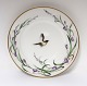 Royal 
Copenhagen. 
Dinner plates 
with bird 
motif. Diameter 
23 cm. Produced 
approx. 1850. 
(1 quality)