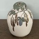 Royal 
Copenhagen vase 
with lid , 
decorated under 
glaze with 
flowers and 
over glaze with 
ladybugs ...