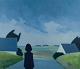 K. Westerberg, 
also known as 
Knud Horup, 
listed Danish 
artist, oil on 
canvas. 
Modernist 
style. ...