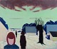K. Westerberg, 
also known as 
Knud Horup, 
listed Danish 
artist, oil on 
canvas. 
Modernist 
style. ...