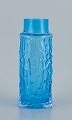 Gullaskruf, 
Sweden, glass 
vase in blue 
mouth-blown art 
glass.
Modernist 
design.
Signed and ...