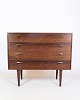 Chest of drawers in rosewood by Danish furniture architect Kai Kristiansen (b. 1929) with 4 ...