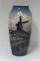 Dahl Jensen. 
Vase with Mill 
motif. Height 
24.5 cm. Model 
8/98. (1 
quality)