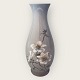 Bing & Grøndahl, vase with flower vine #8759 / 505, 12 cm in diameter, 27 cm high, 1st grade ...