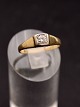 14 carat gold 
ring size 56 
with diamond 
from jeweler C 
J Christensen 
Roskilde item 
no. 539992