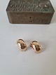 Pair vintage ear clips in 14 kt gold by Bernhard HertzStamp: 585 - BHLength 17 mm. Width 9,5 ...