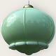 Light green 
glass lamp. 
Diameter 
approx. 21 cm. 
Good condition.