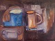 Peder 
Rosenstand, 
Danish painter. 
Oil on canvas. 
Modernist still 
life with a 
pitcher.
Signed ...