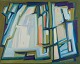 Monique Beucher 
(1934), French 
artist.
Oil on canvas. 
Abstract 
composition. 
Colorful ...