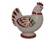 Rare Aluminia figurine, Cock Candle Light Holder.Factory first.Height 9.9 cm., length ...