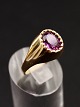 14 carat gold 
ring size 62 
with amethyst 
from goldsmith 
Kai Lund Aarhus 
item no. 540173