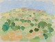 Sven Markhed 
(1925-1996), 
listed Swedish 
artist.
Modernist 
landscape in 
bright summer 
...