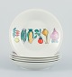 Villeroy & 
Boch, 
Luxembourg, 
five deep 
plates in 
stoneware 
featuring 
various 
vegetable 
motifs. ...