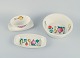 Villeroy & 
Boch, 
Luxembourg, 
three pieces of 
"Primabella", 
including a 
large bowl, a 
sauce boat, ...