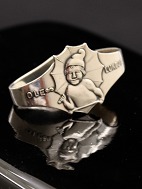 830 silver napkin ring