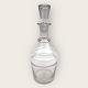 Carafe with belt sanding, 24cm high, 10cm in diameter *With a small glass flaw on the bottom edge*