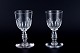 Holmegaard, 
Denmark, a set 
of two faceted 
cut "Paul" port 
wine glasses.
1930s/1940s.
Perfect ...