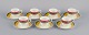 Paloma Picasso 
for Villeroy & 
Boch, Germany. 
A set of seven 
coffee cups 
with saucers 
from the ...