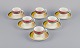 Paloma Picasso 
for Villeroy & 
Boch, Germany. 
A set of six 
coffee cups 
with saucers 
from the "My 
...