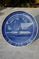 Royal 
Copenhagen 
porcelain. 
Christmas plate 
from 1926. View 
of 
Christianshavns 
Canal 
Copenhagen. ...