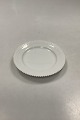 Royal Copenhagen White Flora Danica Pearl Pattern Cake Plate 3552