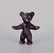 Walter Bosse, Austria. Miniature. Standing bear in bronze.