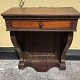 Entrance console in Mahogany veneer, appears with some veneer damage, Dimensions 84x68x32 cm