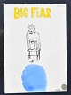 Birkemose, Jens 
(1943 - 2022) 
Denmark: Big 
Fear. 
Watercolor/lead 
on paper. 
Signed. 25 x 18 
...