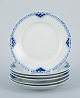 Royal Copenhagen, Princess, a set of six plates.