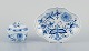Meissen, Germany, Blue Onion pattern sugar bowl and bowl. Hand-painted.