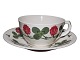 Aluminia Red 
Cloves, tea cup 
with matching 
saucer. The cup 
is also 
decorated on 
the ...