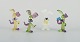 Murano, Italy. 
A collection of 
four miniature 
glass ...
