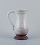 Pol Chambost (1906-1983), France, ceramic pitcher with gray-toned glaze.