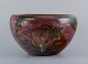 Emile Gallé (1846-1904), French artist and designer. Colossal Art Nouveau 
ceramic vase of museum quality. Rare item.