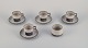 Bing & 
Grøndahl. Four 
sets of Tema 
coffee cups 
with matching 
saucers and a 
sugar bowl in 
...