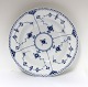 Royal 
Copenhagen. 
Blue fluted, 
half lace. 
Soupplate. 
Model 565. 
Diameter 25 cm. 
(2 quality)