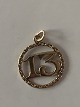 Pendant with 13 
#14 carat Gold
Stamped 585
Height 15,58 
mm
Width 17,58 mm
Nice and well 
...