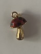 Toadstool with 
enamel Pendant 
#14 carat Gold
Stamped 585
Height 14.73 
mm
Width 8.46 mm
Nice ...