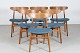 Hans J. Wegner 
(1914-2007)
A set of six 
dinning chairs 
model CH 30
Made of oak 
only, seats ...
