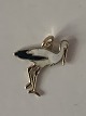 Stork with enamel pendant #14 karat Gold
Stamped 585 VB
Height 16.54 mm
Width 13.96 mm
