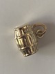 Barrel pendant #14 karat Gold
Stamped 585
Height 12.15 mm
Width 11.70 mm