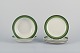 Stig Lindberg 
for 
Gustavsberg, 
"Bodega". Four 
dinner plates 
and two deep 
plates in 
stoneware. ...