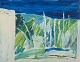 Örjan Wikström, 
born 1948, 
Swedish artist, 
active in 
Stockholm and 
Paris, oil on 
canvas. ...
