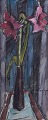Ivan Franke, 
Swedish artist. 
Oil on canvas. 
Modernist still 
life with 
amaryllis.
From the ...