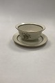 Royal 
Copenhagen 
Fensmark Round 
Sauceboat with 
Attached Saucer 
No. 9580. 16 cm 
dia. 9 cm H.